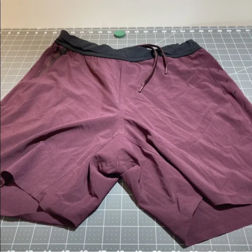 Ten Thousand  Interval Shorts (No Liner)  7" Inseam  SZ=M  Color  Maroon